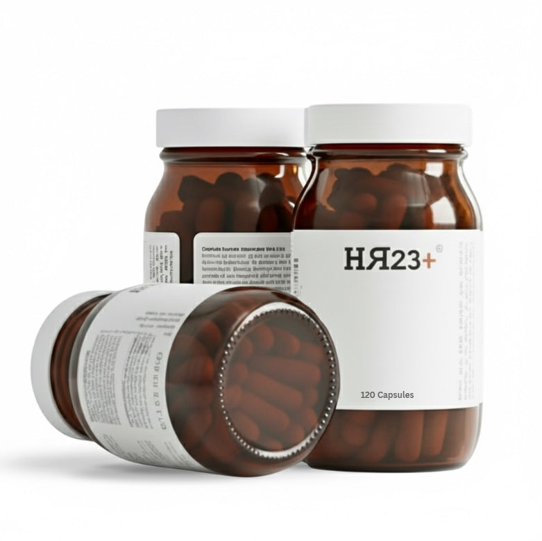HR23+ Advanced Hair Loss Support Supplement – Daily Nutritional Formula (120 Capsules)